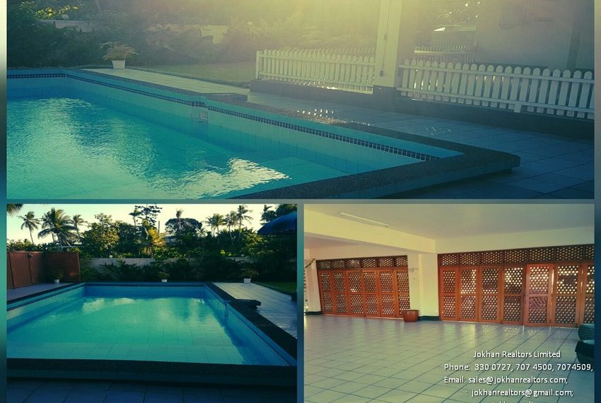 pool area and entertainment area