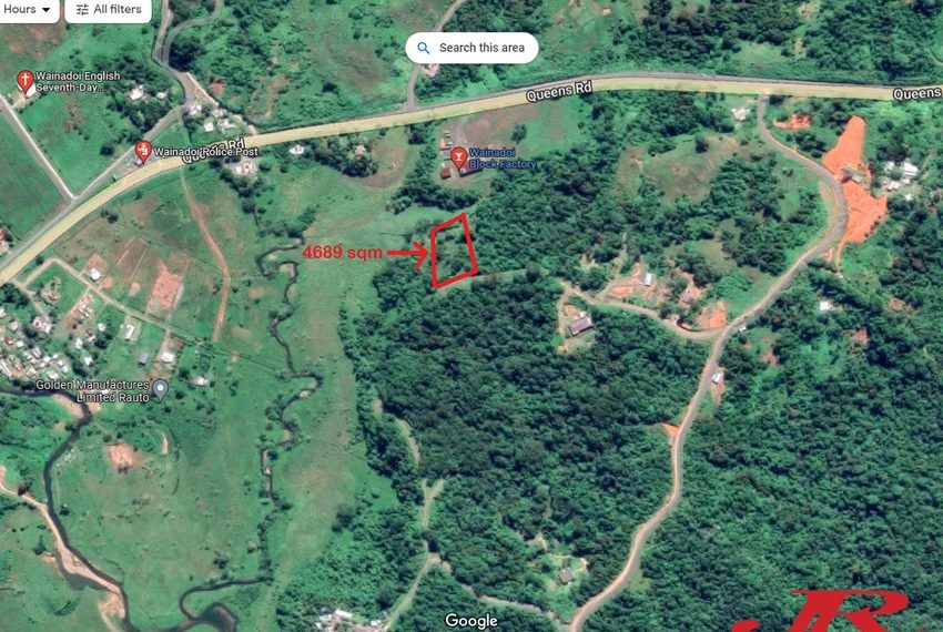 Wainadoi land location and size