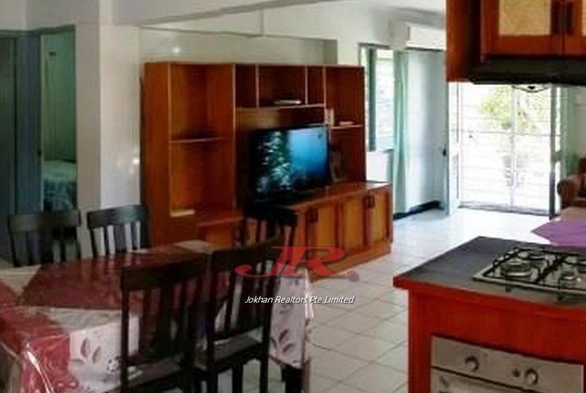 Flat # 1 kichen and living room2